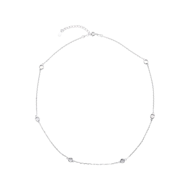 4MM Round Bezels Keepsake Breast Milk Necklace Settings with 6 Bezels