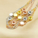 4MM Round Bezels Keepsake Breast Milk Necklace Settings with 6 Bezels