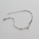 4MM Solid 925 Sterling Silver Rose Round 4 Prongs Deer Horn