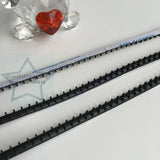 Rubber Tooth Hairband Headband DIY Hair Clips Jewelry Findings