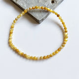 Yellow Sea Shell Bracelet Natural Stone Energy Hand Row Gemstone