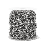 4MM Stainless Steel Chains Necklace with Heart Charm Link