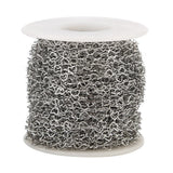4MM Heart Link Chain in Bulk for Necklace Making