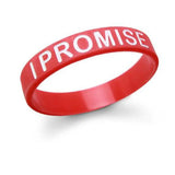 4PC Ink Filled Colour Silicone Wristband Round Bracelet for Promotion Bands