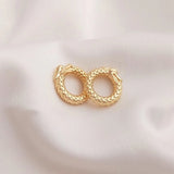 4PCS 12mm 14k Plated Rope Bracelet Buckle Charms DIY Jewelry Making Supplies
