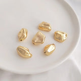 4PCS 14K Filled Baroque Pearl Jewelry DIY Bracelet Necklace Bead