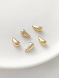 4PCS 14K Filled Droplet Moonlight Pendant DIY Jewelry Material