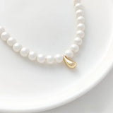 4PCS 14K Filled Droplet Moonlight Pendant DIY Jewelry Material