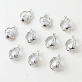 4PCS 14k Plated Zircon Pendant Necklace Charms for Jewelry Making DIY