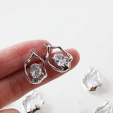 4PCS 14k Plated Zircon Pendant Necklace Charms for Jewelry Making DIY