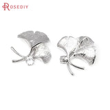 Ginkgo Biloba Charms Pendants for Jewelry Making Earrings