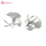 Ginkgo Biloba Charms Pendants for Jewelry Making Earrings