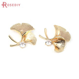 Ginkgo Biloba Charms Pendants for Jewelry Making Earrings
