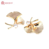 Ginkgo Biloba Charms Pendants for Jewelry Making Earrings