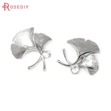 Ginkgo Biloba Charms Pendants for Jewelry Making Earrings