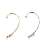 4PCS 18K Plated Ear Hook Diy Earrings Charms Jewelry Findings