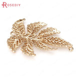 4PCS Maple Tree Leaf Charms Pendants Jewelry Accessories