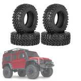 4PCS 90mm 1.9 Rubber Tire Wheel Tyres for 1/10 RC Crawler Car