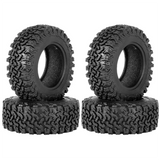 4PCS 90mm 1.9 Rubber Tire Wheel Tyres for 1/10 RC Crawler Car