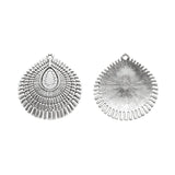 4PCS Tibetan Silver Shell Pendants for Jewelry Making DIY Necklace