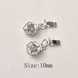 4PCS Bracelet Connecting Buckle 14k Plated Charms for DIY Jewelry Making