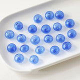4PCS Circular Glass Bead Charms for Jewelry Making Bracelet Necklace DIY