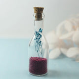 4PCS Cork Glass Bottle Vial with Cork Wish Bottle Tiny Glass Bottles