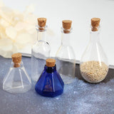 4PCS Cork Glass Bottle Vial with Cork Wish Bottle Tiny Glass Bottles