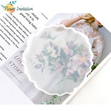 4PCS DIY Coaster Molds Set Epoxy Resin Mold Silicone Jewelry Making Kit