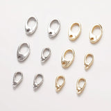 4PCS Dainty Lobster Clasps Link Buckle for Jewelry Making DIY 14K Plated