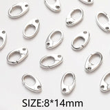 4PCS Dainty Lobster Clasps Link Buckle for Jewelry Making DIY 14K Plated