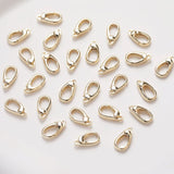 4PCS Dainty Lobster Clasps Link Buckle for Jewelry Making DIY 14K Plated
