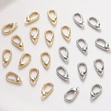 4PCS Dainty Lobster Clasps Link Buckle for Jewelry Making DIY 14K Plated