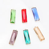 4PCS Rectangle Cube Charms Pendants Jewelry Making DIY Pendant Supplies 10*34mm