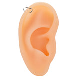 4PCS G23 Titanium Nose Ring Horseshoe Nostril Piercing Hoop