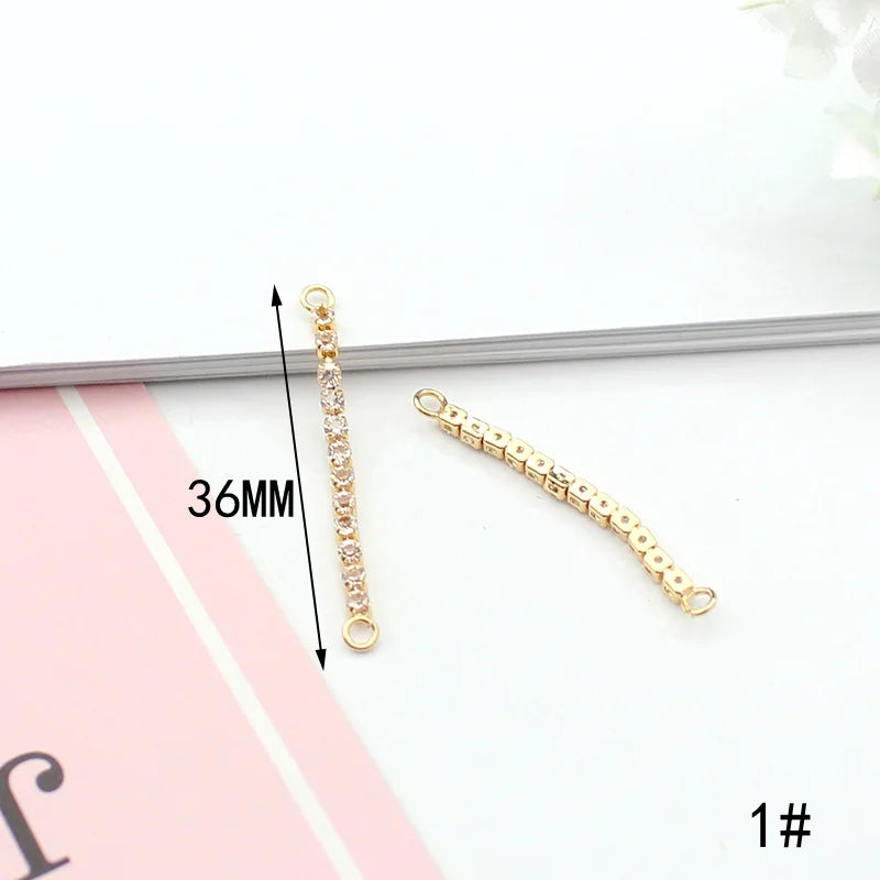 4PCS Ear Back Stoppers with Chain, Rhinestone Butterfly Earring Plugs