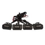 4PCS LED Front Lights for Off Road Sport External Lamp, Yellow Light