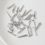 4PCS 14k Plated Long Drop Pendant Charms 3.6*22mm