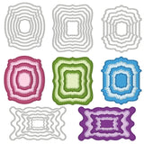 4PCS Geometric Label Frame Metal Cutting Dies for DIY Craft Scrapbook Album