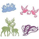 4PCS Animal Metal Die Cuts Stencil for Crafts Scrapbook Album Paper Card