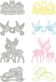 4PCS Animal Metal Die Cuts Stencil for Crafts Scrapbook Album Paper Card