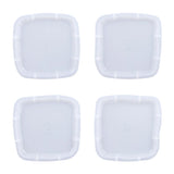 4PCS Mine Irregular Side Coaster Silicone Mold Set Cup Ward Placemat Mould