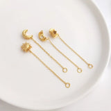 4PCS Moon Sun Bracelet Chain Diy Beaded Jewelry Making Bracelet Supplies