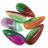 4PCS Agate Stone Dropwater Shape Beads DIY Jewelry Accessories