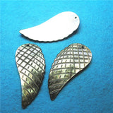 4PCS Shell Pendants Mother Of Pearl Wings Shape For Jewelry Making