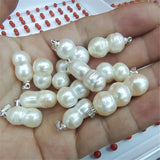 4PCS Freshwater Pearl Pendants 18-20MM DIY Mother Of Pearl Jewelry