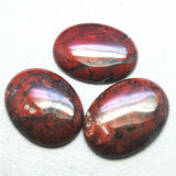 4PCS Unakite Stone Cabochons 18X25MM 22X30MM 30X40MM DIY BEADS ACCESSORIES