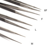 4PCS Diamond Tweezers Jewelry Pick Up Tool