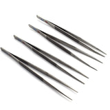 4PCS Diamond Tweezers Jewelry Pick Up Tool