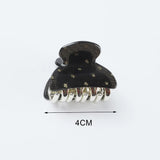 4PCS Acrylic Flower Hair Claw Clip Women Girls Hairpin Barrette Hair Accessories